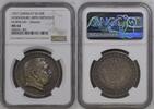 Deutschland Weimarer Republik Germany Silvermedal Silbermedaille Hindenburg 80. Geburtstag von Hörnlein Sächsische Münze NGC Top Pop -