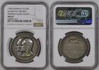 Germany Deutschland Weimarer Republik Silver Medal Silbermedaille Transatlantic Flight -