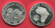 Somalia Somali Republic 10 Dollars Affe The African Monkey -