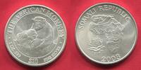 Somalia Somali Republic 10 Dollars Affe The African Monkey -