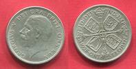 Englang Großbritannien Great Britain Florin 2 Shillings George V 3rd issue -