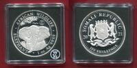 Somalia Somali Republic 100 Shillings Silbermünze Elefant - Elephant (1 oz, Privy Mark W14) -