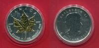 Kanada 5 Dollar Silber Maple Leaf (m. Teilvergoldung, 1 oz) -