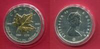 Kanada 5 Dollar Silber 20 Jahre Maple Leaf (1988-2008, m. Teilvergoldung, 1 oz) -