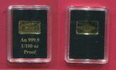 Deutschland BRD Goldbarren Mysterien der Weltgeschichte - Felsenstadt Petra (1/100 oz) -