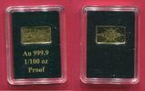 Deutschland BRD Goldbarren Mysterien der Weltgeschichte - Teotihuacán (1/100 oz) -