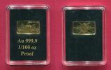 Deutschland BRD Goldbarren Mysterien der Weltgeschichte - Taj Mahal (1/100 oz) -