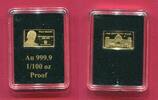 Deutschland BRD Goldbarren Kanzler und Präsidenten - Willy Brandt (1/100 oz) -