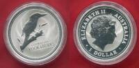 Australien Australia 1 Dollar Silber 1 Unze Ounce Kookaburra (1 oz) Besseres Jahr -