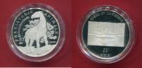 Kambodscha 20 Riels Silber Prehistoric Animals Series - Indricotherium Dinosaurier -