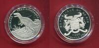 Benin 1000 Francs CFA Silber Prähistorische Tiere - Tyrannosaurus -