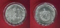 Kuba 5 Pesos Silber XV.Fußball-WM 1994 USA -