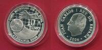 Spanien 10 Euro Silber 2004 FIFA World Cup Germany 2006 proof in capsule