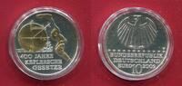 Deutschland, BRD 10 Euro Silber 400 Jahre Keplersche Gesetze (m. Goldapplikation) -