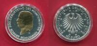 Deutschland, BRD 10 Euro Silber 200. Geburtstag Robert Schumann (m. Goldapplikation) -