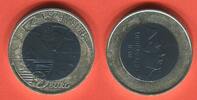 Luxemburg 5 Euro Bimetallkmünze aus Silber und Niob, Burg Esch-Sauer (Buerg Esch am Lach) -