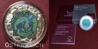 Österreich Austria 25 Euro Silbermünze - Niob Evolution Niob 2.0 Ein Wunder in zwei Farben -