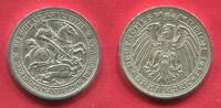 Germany Preußen Kaiserreich 3 Mark Silber Grafschaft Mansfeld Jahrhundertfeier Vereinigung Preußen St. Georg Drachentöter -