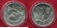 Slowakei Slovakia 20 Euro Silber Silver Narodny Park Velka Fatra National Park Adler -