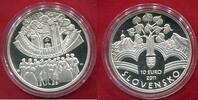Slowakei Slovensko 10 Euro Silber Die Zobor älteste Urkundenoriginale in der Slowakei -