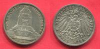 Sachsen, Saxony German Empire 3 Mark Silber 1913 V&ouml;lkerschlachtdenkmal L... 429.12 元  ＋  93.63 元 运费