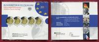 Bundesrepublik Deutschland 2 Euro Gedenkmünzen Satz 50 Jahre Élysée-Vertrag -