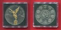 Mexiko 1 Onza Silber Plata Pura 2018 Golden Enigma-Serie - Libertad (1 oz, mit Ruthenium- und Goldveredelung) BU in capsule with certificate