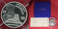 Frankreich France 20 Euro Silber 5 Ounces Unzen Fine Fein Frederic Auguste Bartholdi 1834 - 1904 Lion de Belfort -