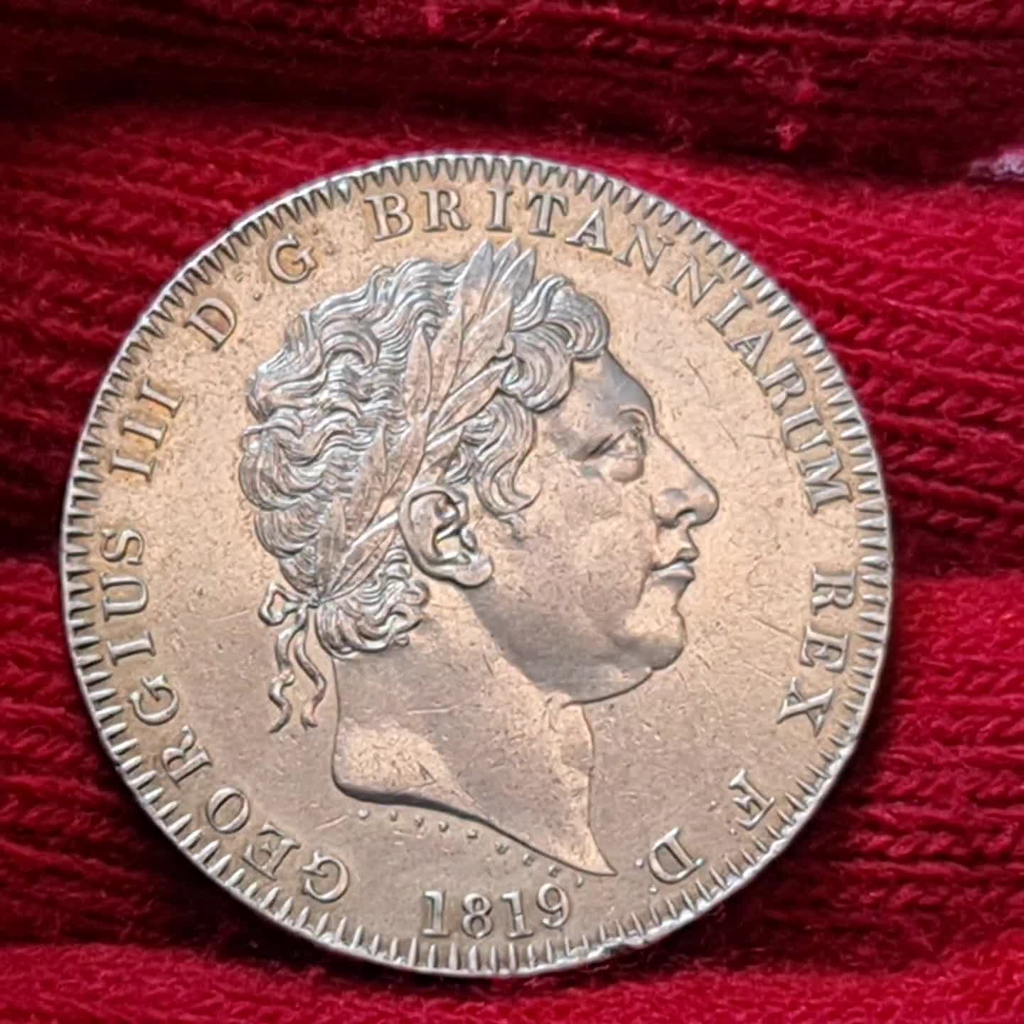 England Großbritannien United Kingdom Crown 1819 LX George III