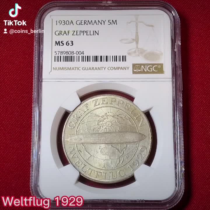 Deutschland Weimarer Republik Germany 5 Mark Silber 1930 A