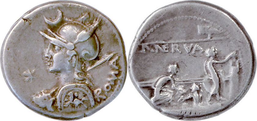 Denar P Licinius Nerva 113 112 V Chr Rom Ef Ma Shops