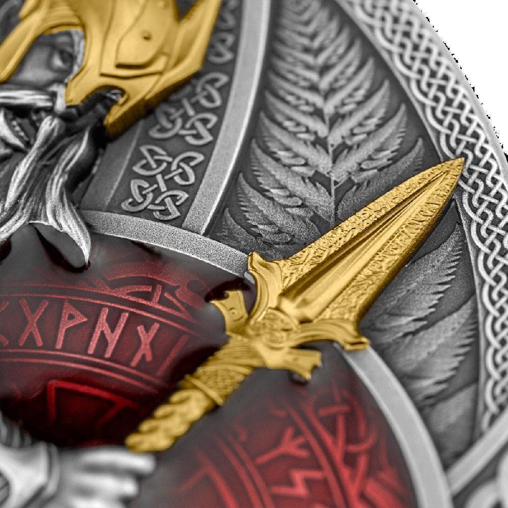 5 Dollars ODIN Lord Of Valhalla 2 Oz Silver Coin 5$ Niue 2023 Antique  Finish | MA-Shops