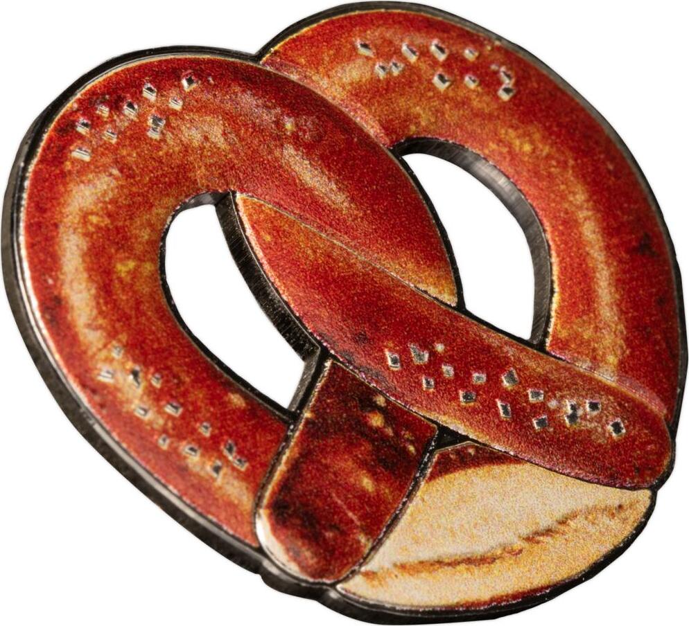 1 Dollar PRETZEL Silver Coin 1$ Tala Samoa 2024 Prooflike | MA-Shops