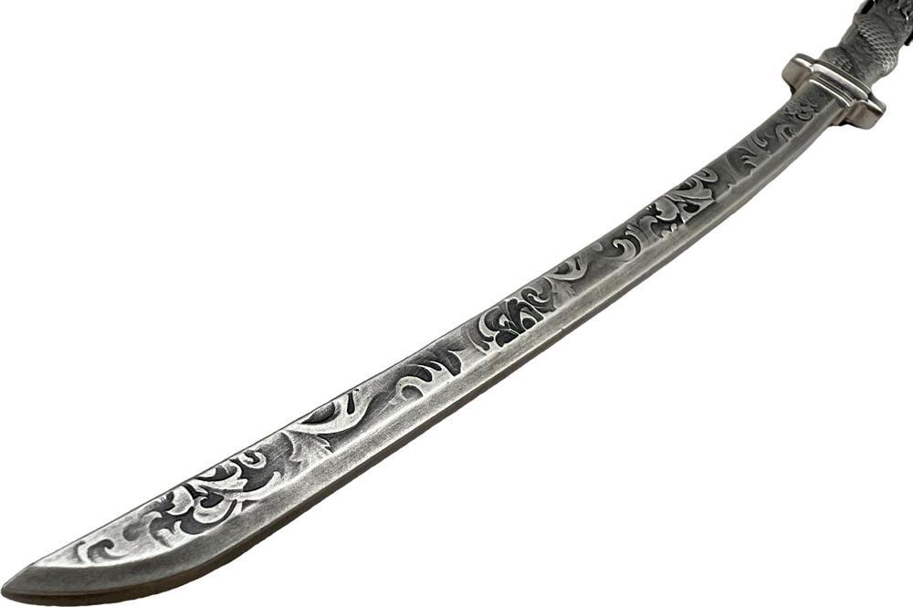 KATANA 2 Oz Silver Coin 10000 Francs Chad 2024 Antique Finish | MA