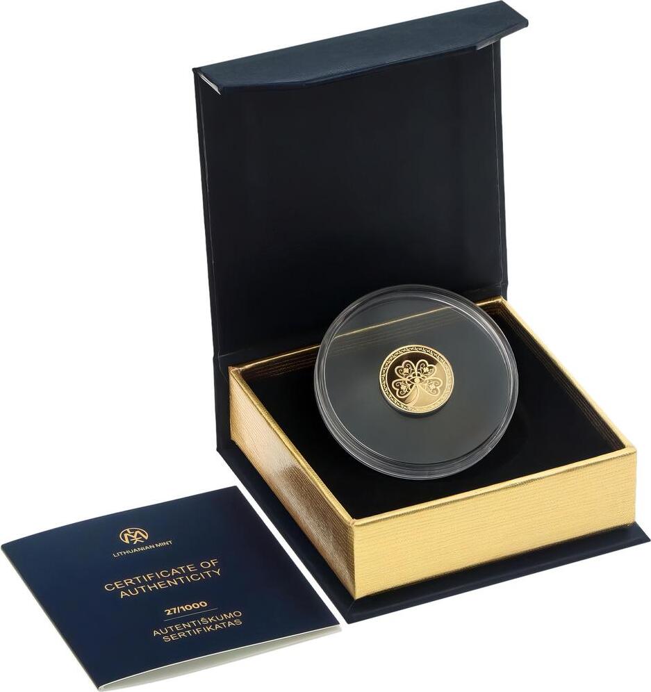 7 Dollars FORTUNE COIN Small Gold Coin 7$ Niue 2024 Prooflike | MA-Shops