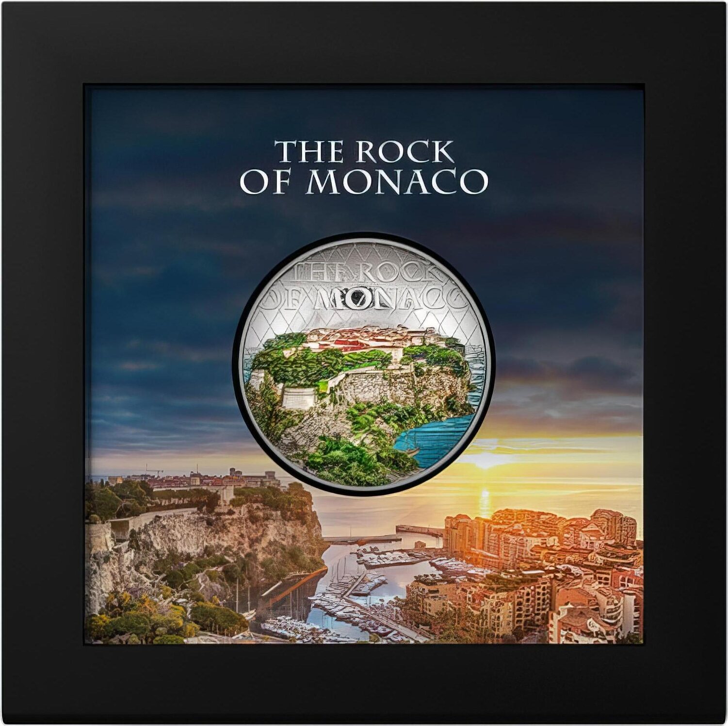 10 Dollars ROCK OF MONACO Architectures of the World 2 Oz Silver Coin 10$  Cook Islands 2024 Proof | MA-Shops
