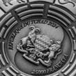 ACALA Eight Protectors 5 Oz Silver Coin 25000 Francs Chad 2024 Antique Finish