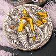 SIRENS Greek Mythology 2 Oz Silver Coin 2000 Francs Cameroon 2025 Antique Finish