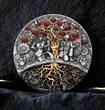 CHERVONA KALINA 2 Oz Silver Coin 2000 Francs Cameroon 2024 Antique Finish