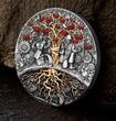 CHERVONA KALINA 2 Oz Silver Coin 2000 Francs Cameroon 2024 Antique Finish