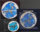 FLAT EARTH 2 Oz Silver Coin 2000 Francs Gabon 2025 Antique Finish