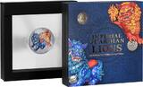 IMPERIAL GUARDIAN LIONS Oriental Culture Silver Coin 10 Cedis Ghana 2024 Antique Finish