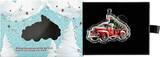 2 Dollars SNOWMAN LITTLE RED TRUCK 1 Oz Silver Coin 2$ Solomon Islands 2024 Proof
