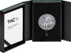 TRICERATOPS Lost World 2 Oz Silver Coin 2000 Francs Cameroon 2025 Antique Finish