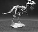 T-REX SKELETON Tyrannosaurus 5 Oz Silver Statue Antique Finish