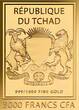 CLEOPATRA 1/1000 Oz Gold Coin 3000 Francs Chad 2024 Prooflike