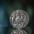 THE BACCHANALIA Celestial Beauty 5 Oz Silver Coin 5000 Francs Cameroon 2025 Antique Finish
