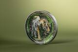 20 Dollars TIGER Other Life 3 Oz Silver Coin 20$ Cook Islands 2025 Black Proof