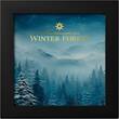 5 Dollars WINTER FOREST Holiday Ornament Gilded 1 Oz Silver Coin 5$ Cook Islands 2025 Silk Finish