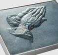 PRAYING HANDS Albrecht Dürer Silver Coin 10000 Francs Chad 2024 Antique Finish